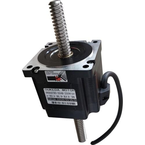 CAUTION DONT SHOCK OUKEDA MOTOR Through screw motor OK86GT80-504B-250N1 64