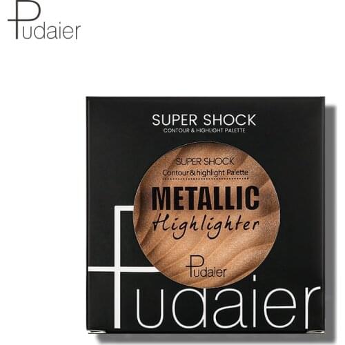 Pudaier Shell Highlighter for Face Makeup Illuminator Makeup Long-lasting Waterproof Blush Powder for Face Highlighter Palette