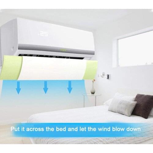 Home Adjustable Air Conditioner Cover Wind Deflector Baffle Air Conditioner Cleaning Wind Shield ProtectorDust Cover Clean Tool