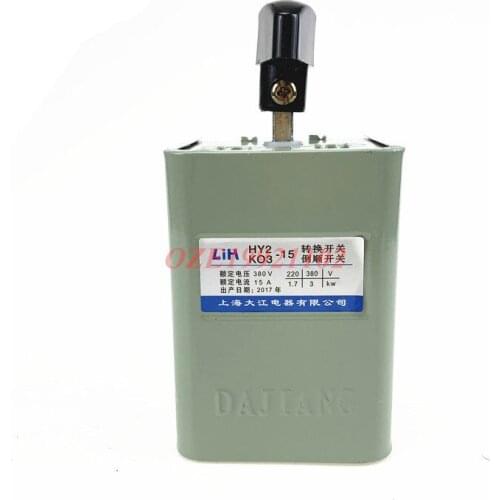 1PC Forward Reversing Changeover Switch 15A 220V 1.8KW Single Phase 30A 380V 4.5KW 60A 380V 7.5KW 50/60Hz three-phase 3 wire