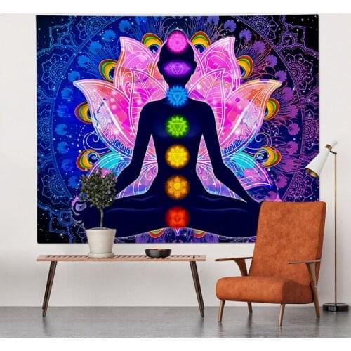 Simsant Psychedelic Shrooms Tapestry Colorful Abstract Trippy Tapestry Wall Hanging Tapestries for Home Dorm Fantasy Decor
