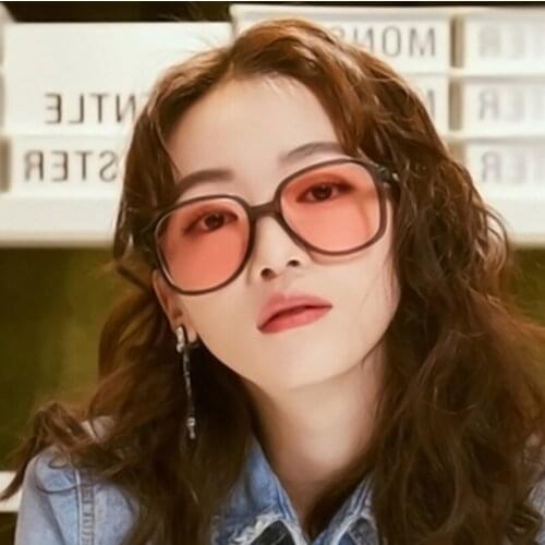 Square Frame Women Men Sunglasses Gray Tan Pink Lens UV400 Eye Protection Girl Sexy Ladies Fashion Outdoor Eyewear