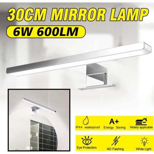 IP44 Waterproof Indoor Led Wall Light Mirror Wall Lamp 6W 4000K / 10W 6000K Aluminum Lighting Bathroom Mirror Makeup Light