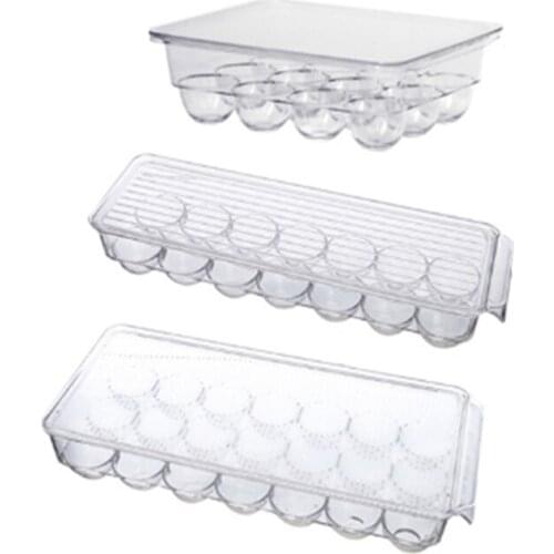 Refrigerator Egg Storage Box, Stackable, Suitable for Refrigerator, Freezer, Food Storage Room, Kitchen