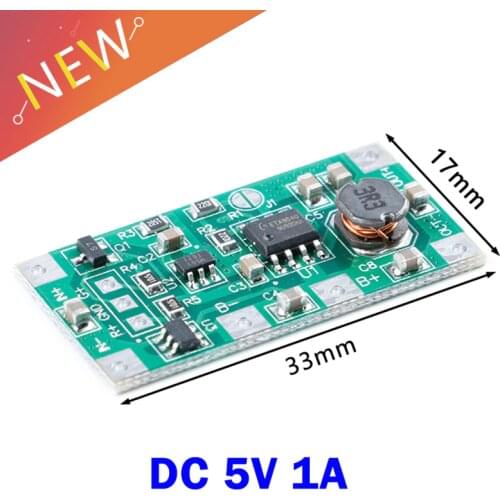 DC 5V 1A Charging Discharge Module for 18650 Lithium Battery UPS Voltage Converter UPS Uninterruptible Power Supply Control Boar