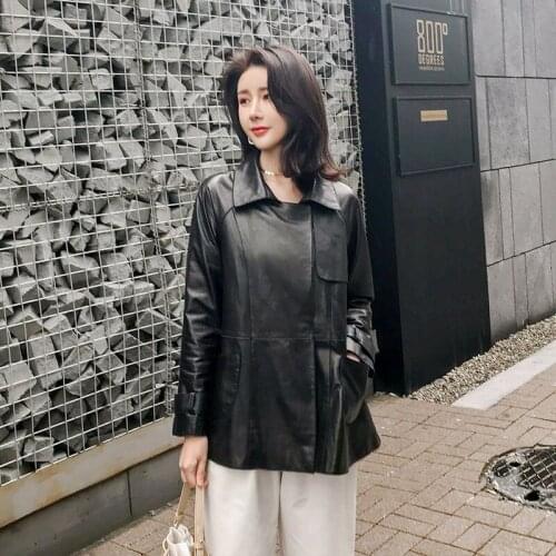 Genuine Leather Jacket Women 2020 Sheepskin Real Leather Jacket Women Spring Autumn Korean Coat Chaqueta Mujer