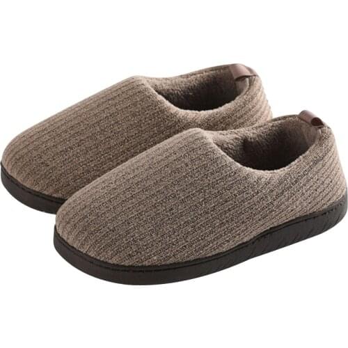 Winter Warm Coral Cashmere Home Slippers Comfortable Soft Bottom Pregnant Women Indoor Floor Casual Cotton-Padded Shoes Pantufa