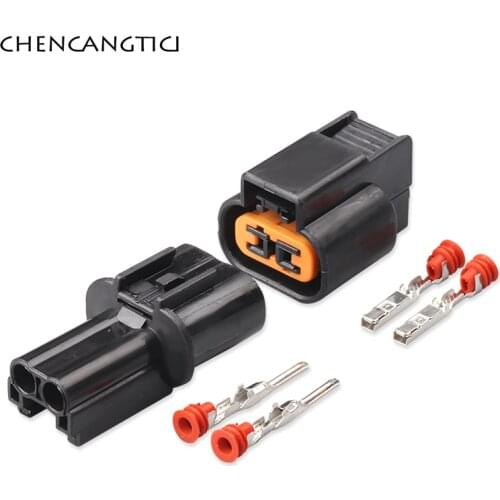 5 sets Kum Auto 2 pin way ABS Sensor Fog Lamp Automotive Wiring Harness Connector PB625-02027 For Mitsubishi Souast PB621-02020