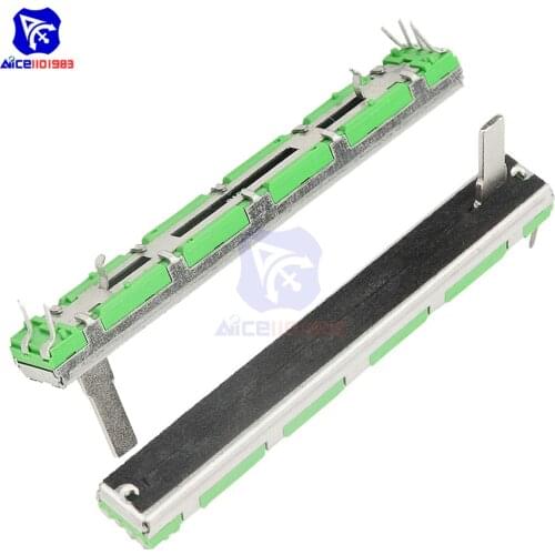 1 Piece Potentiometer Resistor B103 10K Ohm Slide Potentiometer Double Linear 10K Potentiometer