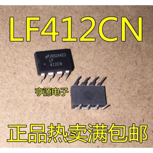 10PCS LF412 LF412CN 412CN DIP-8