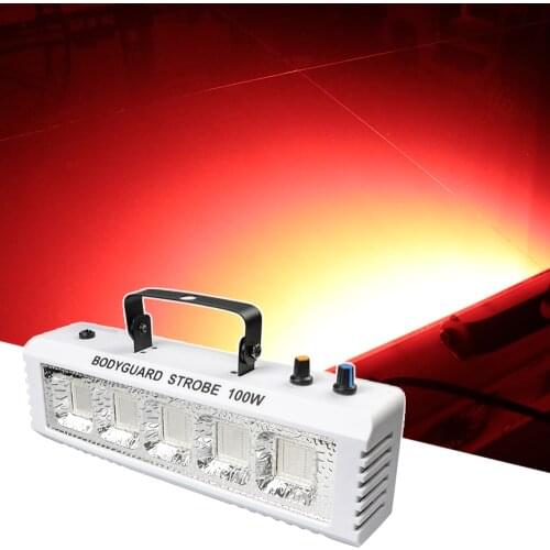 100W 80W 60W 40W Mini Led Disco Light LED RGB 3IN1 White Strobe Light DMX512 Control Sound Activated Flash Stage Laser Light