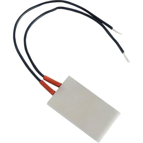 12V 24V 36V 48V 110V 220V PTC Heater Element Constant Thermostat Thermistor Air Electric Heating Sensor incubator Aluminum Shell