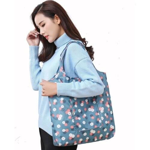 25PCS / LOT Shopping Bag Foldable Environmental Storage Bag Reusable Tote Pouch Storage Handbags