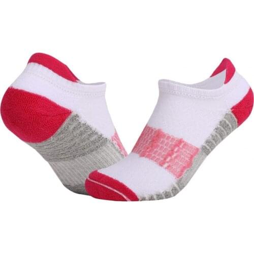 50% Hot Sale 6 Pairs Ankle Running Socks Breathable Elastic Cotton Low Cut Cushioned Tab Socks for Sports Womens Ankle Socks