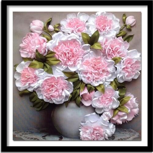 5D DIY Diamond Embroidery Flowers Diamond Full Round Drill Picture Of Rhinestone Garden Decoration Factory Direct