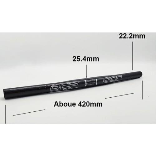 Balance Bike Full Carbon Fiber Handlebar Handle Bar T700 Lightweight 65g Length About 420mm 22.2mm Middle 25.4mm Bicycle Parts