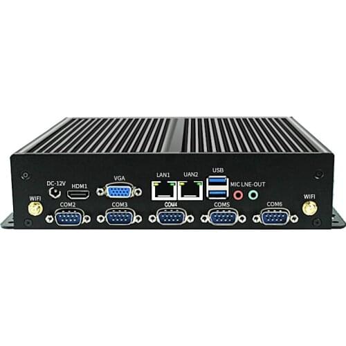BKHD ITX-G687-2L-5f1bC Mini PC Computer i3 i5 i7 CPU Quad Core DDR4 RAM SSD 17*17cm Motherboard Office Entertain Fanless Silent