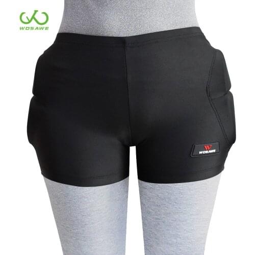 WOSAWE Hip Butt Motorcycle Shorts EVA Protection Snowboard MTB Roller Hockey Ski Bicycle Kids' Sports Dirt Bike Protective Short