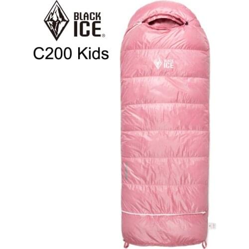 Blackice C200 Children Mummy 135-155cm Adjustable Length Single Ultra Light Down Spring/Summer/Autumn Sleeping Bag