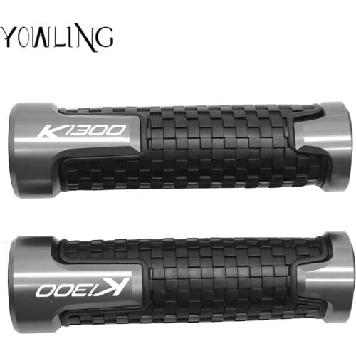 For BMW K1300GT K1300R K1300 S/R/GT 2009 2010 2012 2013 2014 2015 7/8" Motorcycle CNC Handlebar Hand Grips Bar End Gel Grip