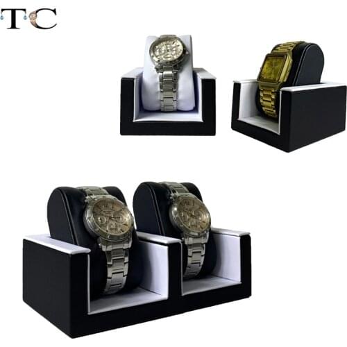 Double Watches Holder Watch Display Stand Bracelet Bangle Organizer Jewelry Pillow for Jewelry Store