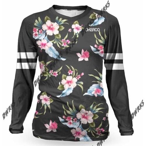 Jersey motocross 2021 Bicycle clothing mountain bike Ladies sweatshirt long sleeve mtb shirt womens riding shirt