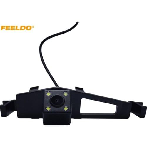 FEELDO Auto CCD Parking Reversing Backup Camera WIht LED for BYD F6 Rearview Camera