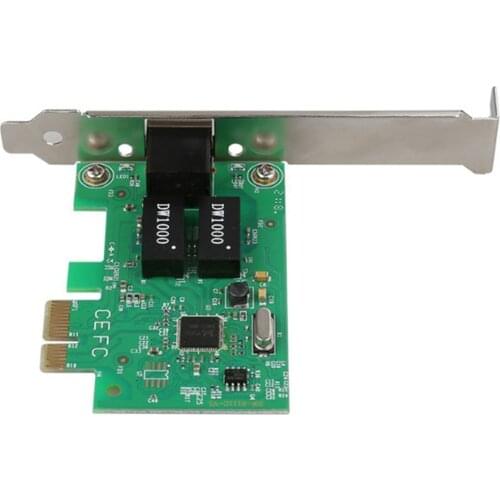 Gigabit Ethernet PCI-E Network Controller Card 10/100/1000Mbps RJ45 RJ-45 LAN Adapter Converter