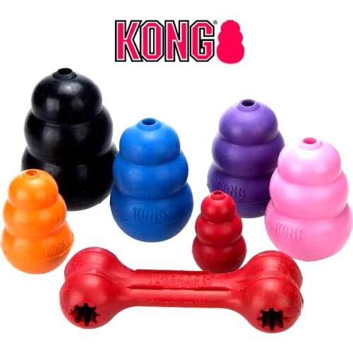 KONG All series And All Size For Puppy Wobbler Dog Cat Toy Of Flyer Tires Durable Natural Rubber Fun to Chew Chase and Fetch