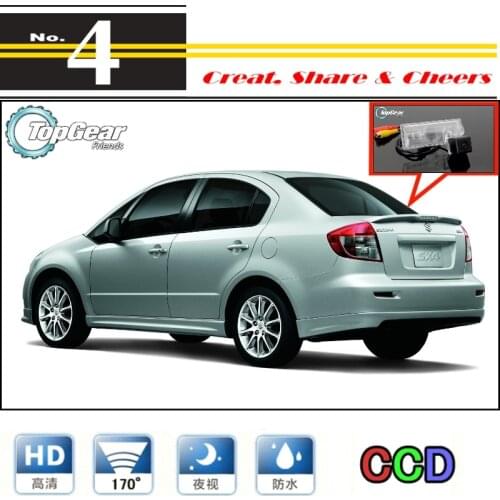 LiisleeCar Camera For Suzuki SX4 SX-4 SX 4 Sedan MK1 High Quality Rear View Back Up Camera For PAL / NTSC | CCD + RCA Connector