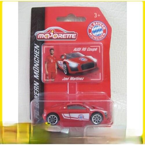 MAJORETTE 1/58 AUDI R8 coupe JAVI MARTIEZ Collection die-casting simulation alloy model car toys