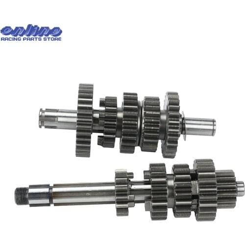 Motorcycle Transmission Gear Box Main Counter Shaft Kit For ZongShen ZS 190cc Z190 W190 1P62YML-2 Engine Dirt Pit Bike Atv Quad