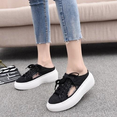 Sneakers Canvas shoes for Women fashion Solid Superstar Hook Loop Vulcanize shoes Girls Zapatillas mujer Tenis Feminino X2-55