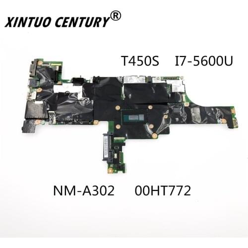 NM-A302 00HT772 For Lenovo Thinkpad T450S Laptop motherboard I7-5600U 4G FRU AIMT1 tested good