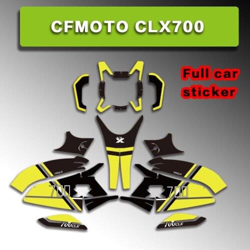 Motorcycle 3D sticker for CFMOTO CLX 700 front fuel tank Prevent scratc fuel tank pad sticker Protector decals suitable