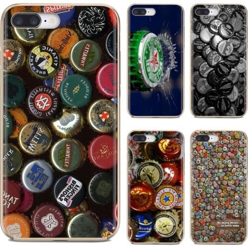 Soft TPU Case For Xiaomi Redmi 2 S2 3 3S 4 4A 5 5A 5 6 6A 7A 9 9T 9C 9A Pro Pocophone F1 Many Beer Bottle Caps Pattern Collage