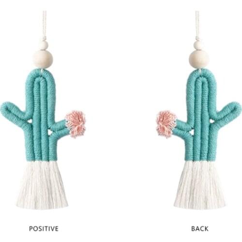 Cactus Wall Decor Wall Hanging Ornament Modern Home Decoration Accessories Hanging Pendant for Bedroom Kids Rooms