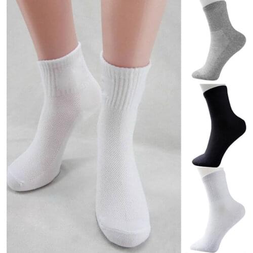 5 Pairs Men Sport Socks Basketball Hiking Outdoor Socks Excellent Quality Cotton Riding Bicycle Autumn Winter Short Socks