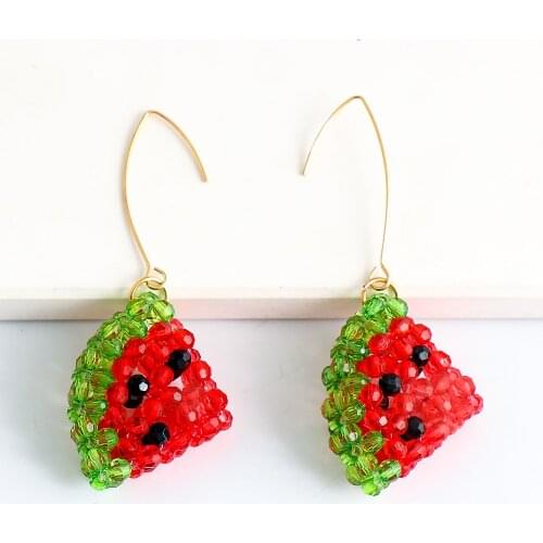 New Design Drop Earrings Fruit Resin Wholesale Colorful Pearl Long Big Pendant Jewelry Statement Ear Ring For Women 2021 Za