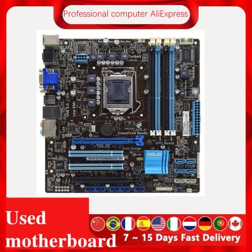 For ASUS P8H67-M PRO Computer Motherboard LGA 1155 DDR3 For Intel H67 P8H67 Desktop Mainboard SATA II PCI-E X16 Used