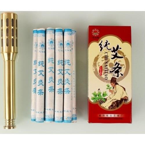Moxibustion stick pure copper moxibustion box portable moxibustion device family dehumidification