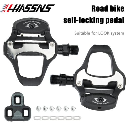 Road Bicycle Pedals Nylon Clip Footrest Racing Bike Foot Hold Speed Pedalen Cycling Paddle Bearing SPD-SL Cleats for Look Keo