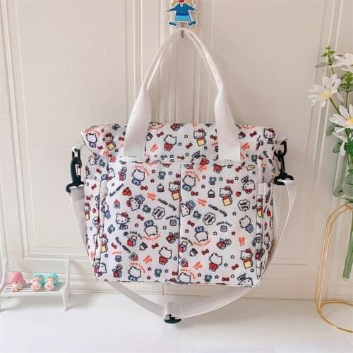Sanrio hello kitty fashion mommy bag messenger shoulder bag handbag disaper bag backpack girl boy mother and baby bag
