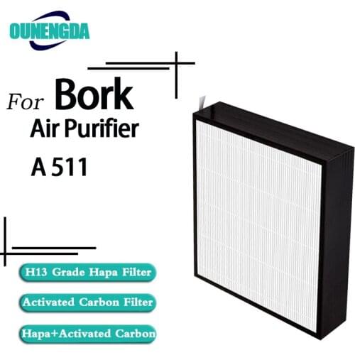Replacement Air Purifier Hepa and carbon Composite filter for bork A 511 Air Purifier Parts