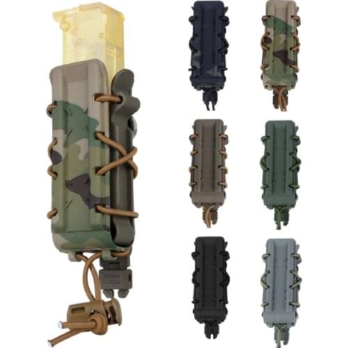 Tactical 9MM / 45ACP Magazine Pouch Holster Molle Belt Airsoft Molle Mag Pouch Pistol Magazine Pouches Fast Attach Carrier