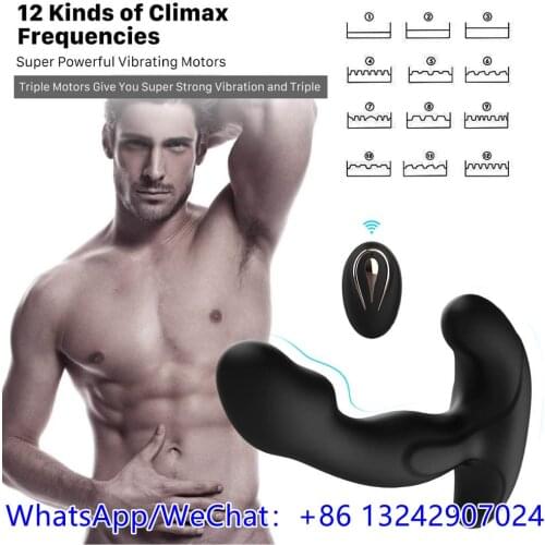 10 Speeds Waterproof Wireless Remote Control Vibrator Cork Anal Plug Prostata Massager Vaginal Stimulation Sex Toys For Couple
