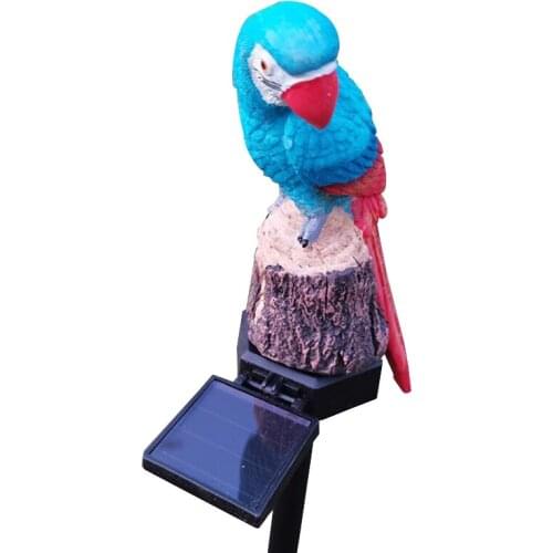 Waterproof LED Solar Power Parrot Light Garden Lights Outdoor Solar Light Patio Lawn Path Yard Decoration 2Styles