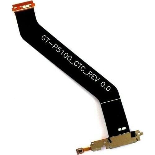 Repair Part For Samsung Galaxy Tab 2 10.1 GT-P5100 P5110 P5113 Charging Port Connector Flex Cable With Mic Miicrophone
