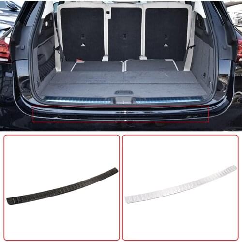 Stainless Steel Rear Outside Bumper Protective Cover Trim For Mercedes Benz GLE GLS Class W167 X167 2020 Car Accessories
