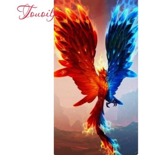 Flame phoenix diy Diamond embroidery fantasy constellation mosaic animal picture diamond painting full square&round rhinestone